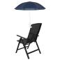 Preview: Sonnenschirm mit Klemme Ø 105 x 86 cm 170T Polyester 2 stk.