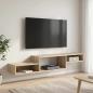 Preview: ARDEBO.de - Wandmontierter TV-Schrank Wandhalterung Sonoma-Eiche