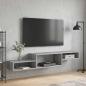 Preview: ARDEBO.de - Wandmontierter TV-Schrank Wandhalterung Grau Sonoma