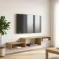 Preview: ARDEBO.de - Wandmontierter TV-Schrank Wandhalterung Artisan-Eiche