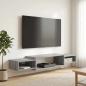 Preview: ARDEBO.de - Wandmontierter TV-Schrank Wandhalterung Grau Sonoma