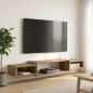 Preview: ARDEBO.de - Wandmontierter TV-Schrank Wandhalterung Artisan-Eiche