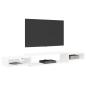 Preview: Wandmontierter TV-Schrank Wandhalterung Wei? 180 x 28 x 21 cm
