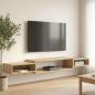 Preview: ARDEBO.de - Wandmontierter TV-Schrank Wandhalterung Sonoma-Eiche