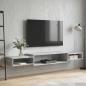 Preview: Wandmontierter TV-Schrank Wandhalterung Betongrau
