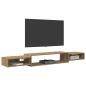 Preview: Wandmontierter TV-Schrank Wandhalterung Artisan-Eiche
