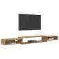 Preview: Wandmontierter TV-Schrank Wandhalterung Artisan-Eiche