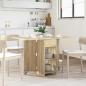 Preview: ARDEBO.de - Esstisch 115 x 70 x 75 cm Holzwerkstoff Sonoma-Eiche