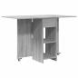Preview: Esstisch 115 x 70 x 75 cm Holzwerkstoff Grau Sonoma