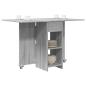 Preview: Esstisch 115 x 70 x 75 cm Holzwerkstoff Grau Sonoma