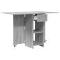 Preview: Esstisch 115 x 70 x 75 cm Holzwerkstoff Grau Sonoma