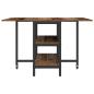 Preview: Esstisch 122 x 80 x 76,5 cm Holzwerkstoff Altholz Rechteckig