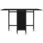 Preview: Faltbarer Esstisch mit Rollen 130 x 80 x 76,5 cm Holzwerkstoff