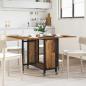 Preview: ARDEBO.de - Faltbarer Esstisch mit Rollen 130 x 80 x 76,5 cm Stahl PB