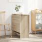 Preview: Esstisch 138 x 70 x 73,5 cm Holzwerkstoff Sonoma-Eiche