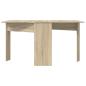 Preview: Esstisch 138 x 70 x 73,5 cm Holzwerkstoff Sonoma-Eiche