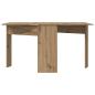 Preview: Esstisch 138 x 70 x 73,5 cm Holzwerkstoff Artisan-Eiche