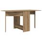 Preview: Esstisch 138 x 70 x 73,5 cm Holzwerkstoff Artisan-Eiche