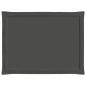 Preview: Sitzkissen 2 stk. Polyester Anthrazit 47 x 36 x 2 cm