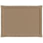 Preview: Sitzkissen 2 stk. Polyester Taupe 47 x 36 x 2 cm