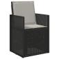 Preview: Sitz- und Rückenkissen Polyester Hellgrau 47 x 45 x 2 cm