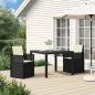 Preview: ARDEBO.de - Garten Esszimmerst?hle 2 stk. Anthrazit und Creme PP