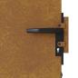 Preview: Gartentor 85x200 cm Cortenstahl