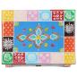 Preview: Nachttisch Handbemalt 40x30x50 cm Mango Massivholz