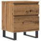 Preview: Nachttisch Artisan-Eiche 40x35x50 cm Holzwerkstoff