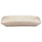 Preview: Waschbecken Creme 50x35x10 cm Marmor