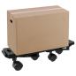 Preview: Transportroller mit 4 Rollen 2 Stk. Schwarz Polypropylen 170 kg