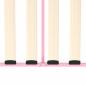 Preview: Tagesbett-Rahmen Rosa Metall 90×200 cm