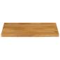Preview: Tischplatte mit Baumkante 90x60x3,8 cm Massivholz Mango