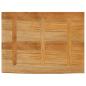 Preview: Tischplatte mit Baumkante 90x60x3,8 cm Massivholz Mango