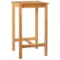 Preview: Bartisch Natur 60 x 60 x 105 cm Massiv-Teak