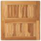 Preview: Bartisch Natur 60 x 60 x 105 cm Massiv-Teak