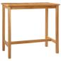 Preview: Bartisch Natur 110 x 60 x 105 cm Massiv-Teak