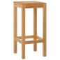 Preview: Barhocker 4 Stk. Natur Massivholz Teak