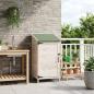 Preview: Gartenschuppen Weiß 59 x 56 x 113,5 cm Massivholz aus Fichte