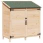 Preview: Gartenschuppen mit Dach mit Schloss Natur 106,5 x 56 x 113,5 cm