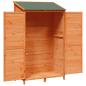 Preview: Gartenschuppen Braun 106,5 x 56 x 176 cm Massivholz aus Fichte