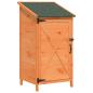 Preview: Gartenschuppen Braun 59,5 x 56 x 113,5 cm Massivholz aus Fichte