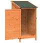 Preview: Gartenschuppen Braun 59,5 x 56 x 113,5 cm Massivholz aus Fichte