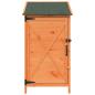 Preview: Gartenschuppen Braun 59,5 x 56 x 113,5 cm Massivholz aus Fichte
