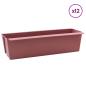 Preview: Blumenboxen für Euro-Paletten 12 stk. Braun 36,5 x 14 x 9,5 cm