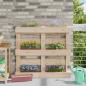 Preview: ARDEBO.de - Blumenboxen für Euro-Paletten 24 stk. Braun 36 x 13,5 x 9,5 cm