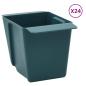 Preview: Blumenboxen für Euro-Paletten 24 stk. Grün 13,5 x 9 x 9,5 cm