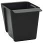 Preview: Blumenboxen für Euro-Paletten 24 stk. Schwarz 13,5 x 9 x 9,5 cm
