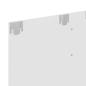 Preview: TV-Wandschrank Weiß 120x23,5x90 cm Holzwerkstoff