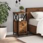 Preview: Nachttisch Altholz-Optik 34x35,5x70 cm Holzwerkstoff
